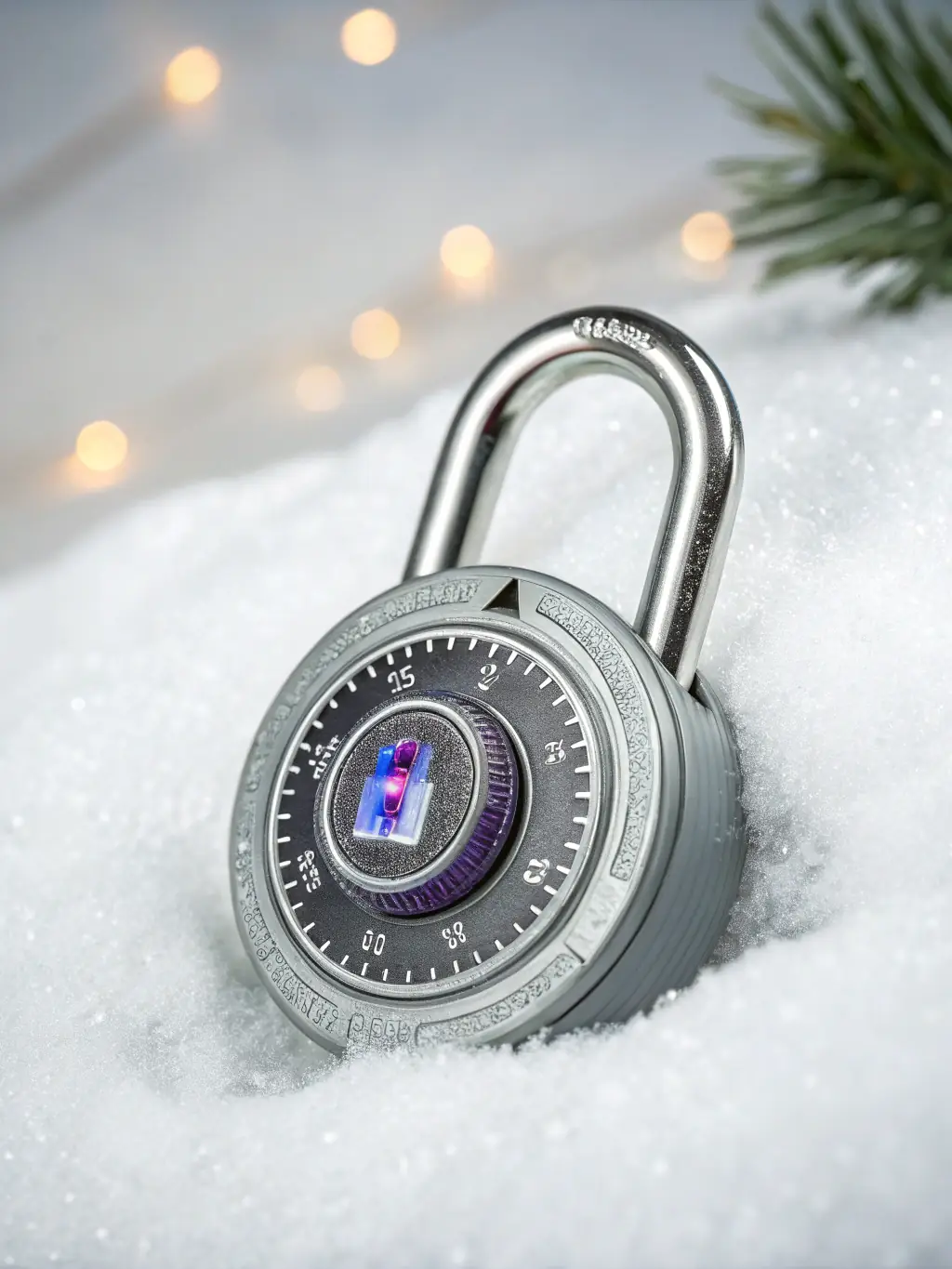 An image of a TTLock smart lock with a focus on its encryption technology, represented by a digital shield or lock icon. The background is a secure server room.