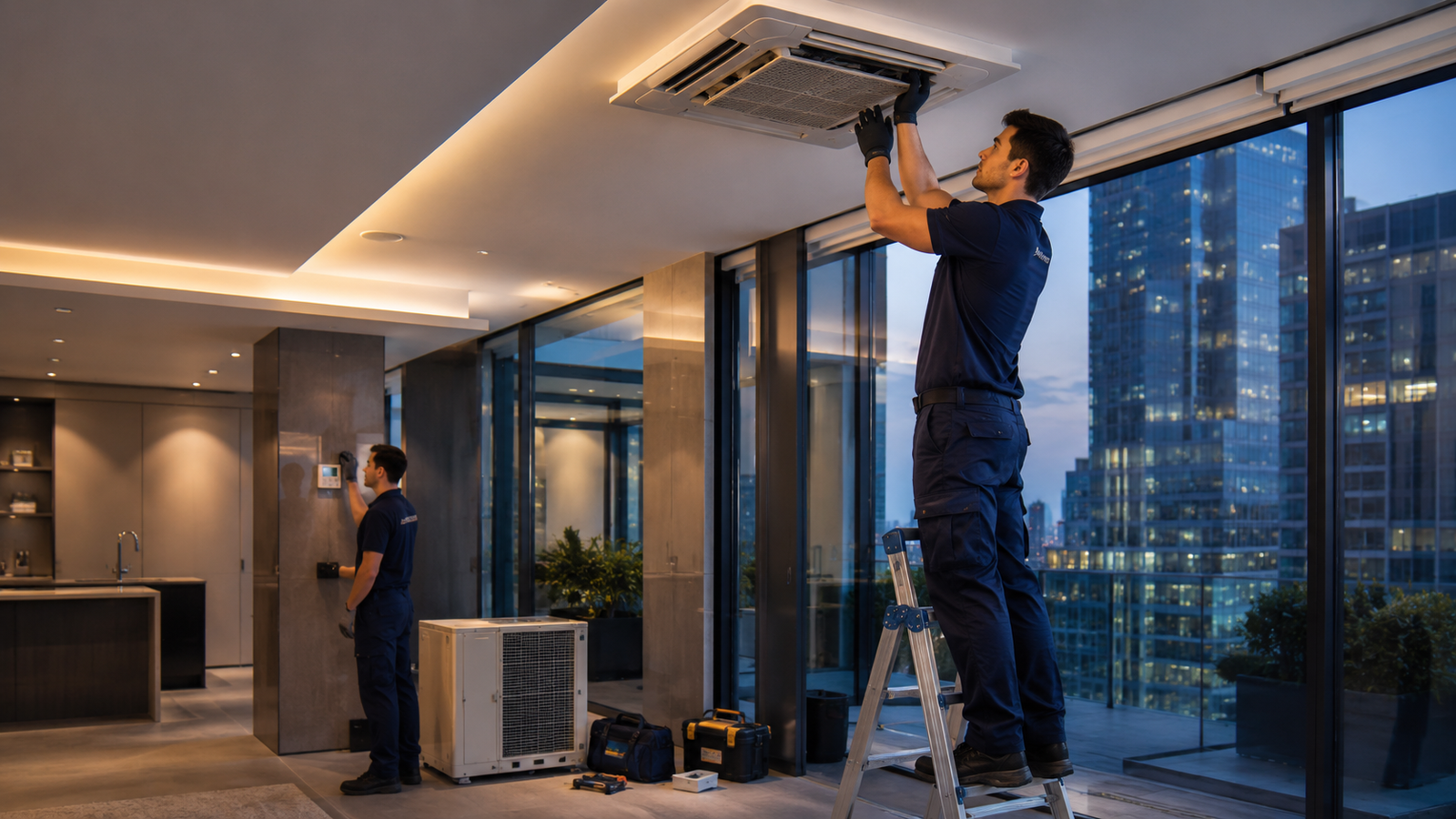 Instalación profesional de aires acondicionados residenciales y comerciales Panamá